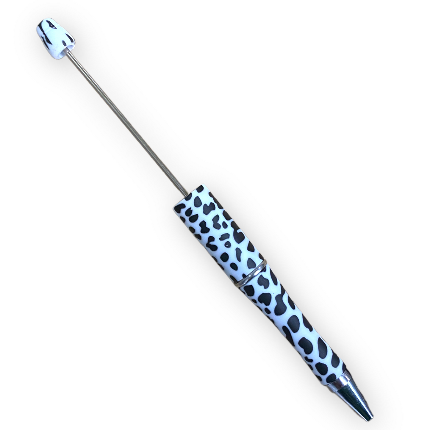 PEN Z/6- Cow Print Beadable Pen (1 Count)