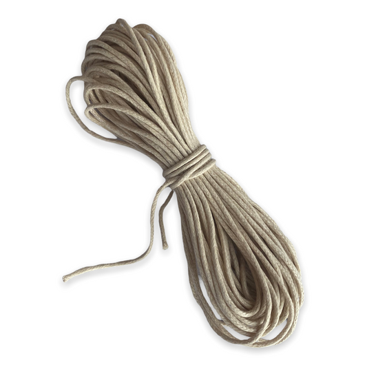 1.5mm Waxed Cotton Cord Bundle Size: 1.5mm x 10m