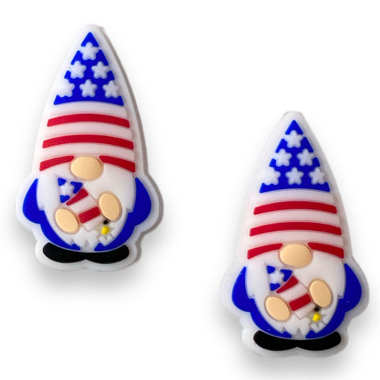 h874 - USA Gnome (MPPP Designed) Silicone Beads