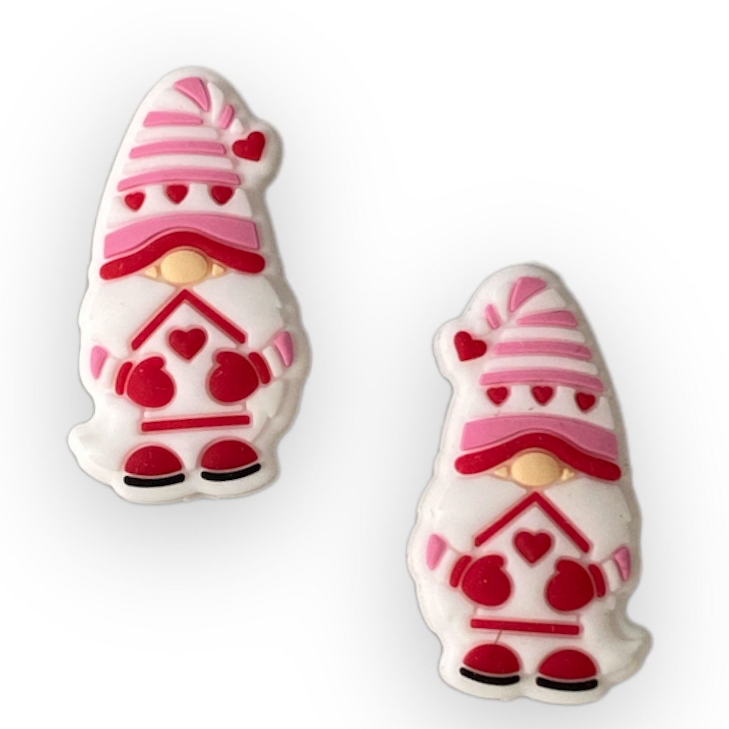 h871 -  Love Gnome   Silicone Focal Bead (1 Count)