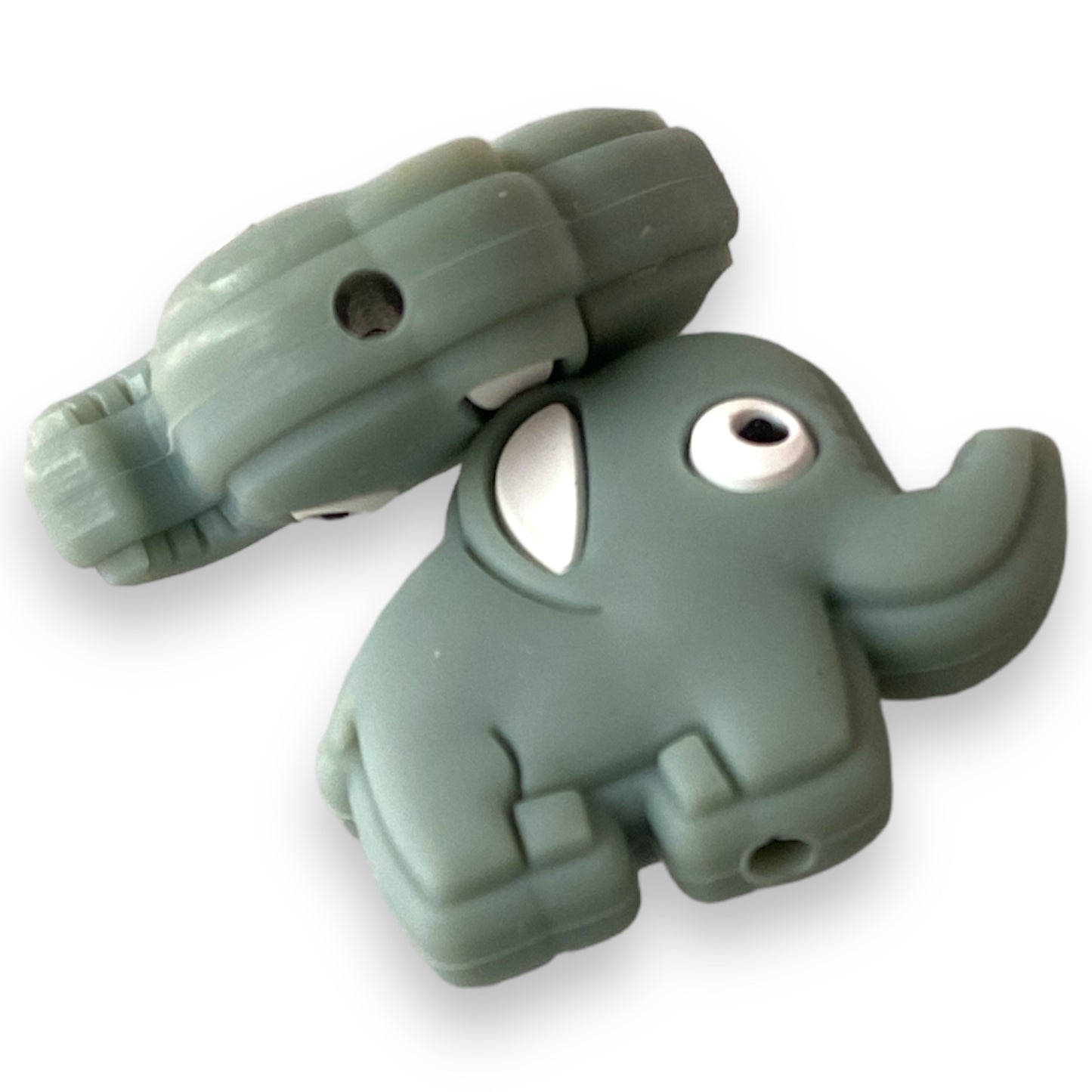 T373- Elephant Focal Bead Silicone Focal Beads (1 Count)