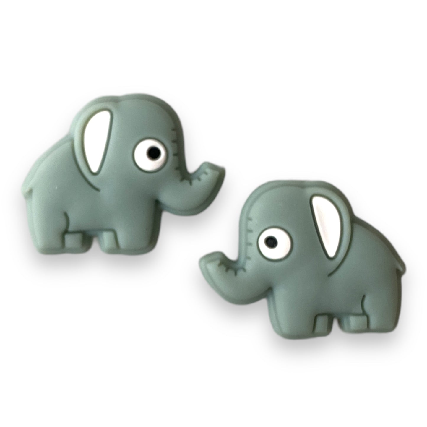 T373- Elephant Focal Bead Silicone Focal Beads (1 Count)