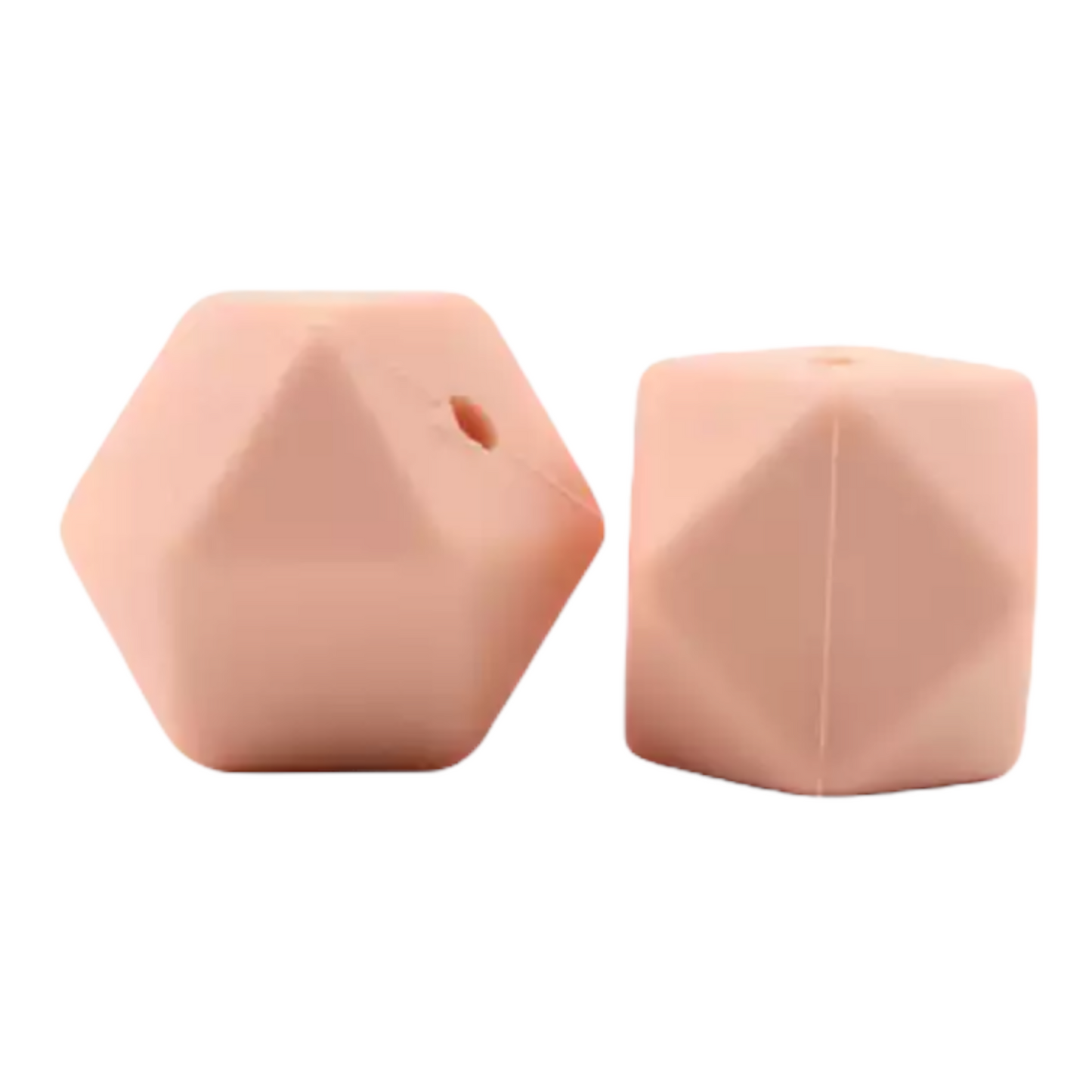 Hexagon (17mm)-  Silicone  Beads