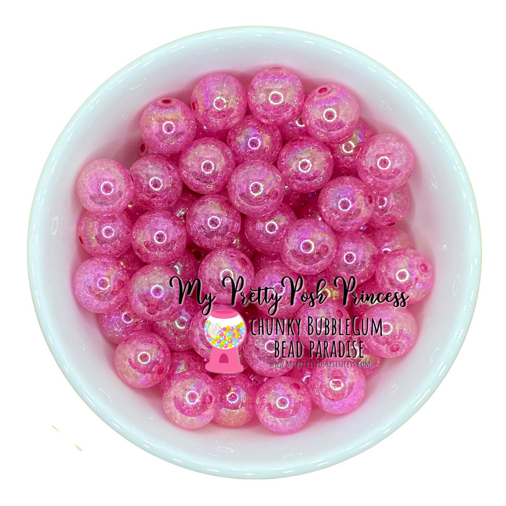 1664_064 - Baby Pink 9x6mm Matte Pony Beads - 500 Pc Bag