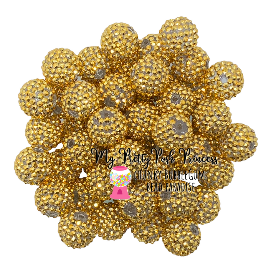 12mm Blonde Yellow Solid Acrylic Bubblegum Beads, Acrylic Gumball