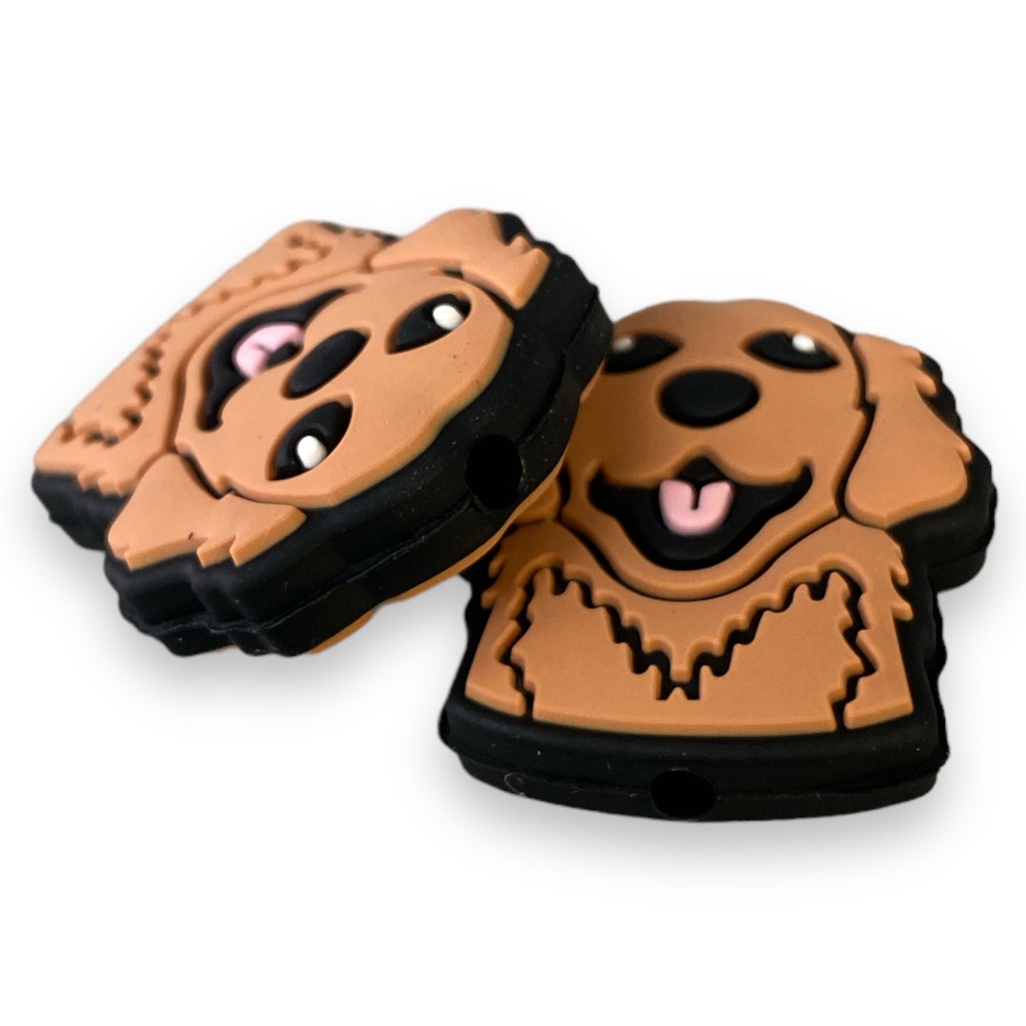 T383-  “Dog” Silicone Focal Bead (1 Count)