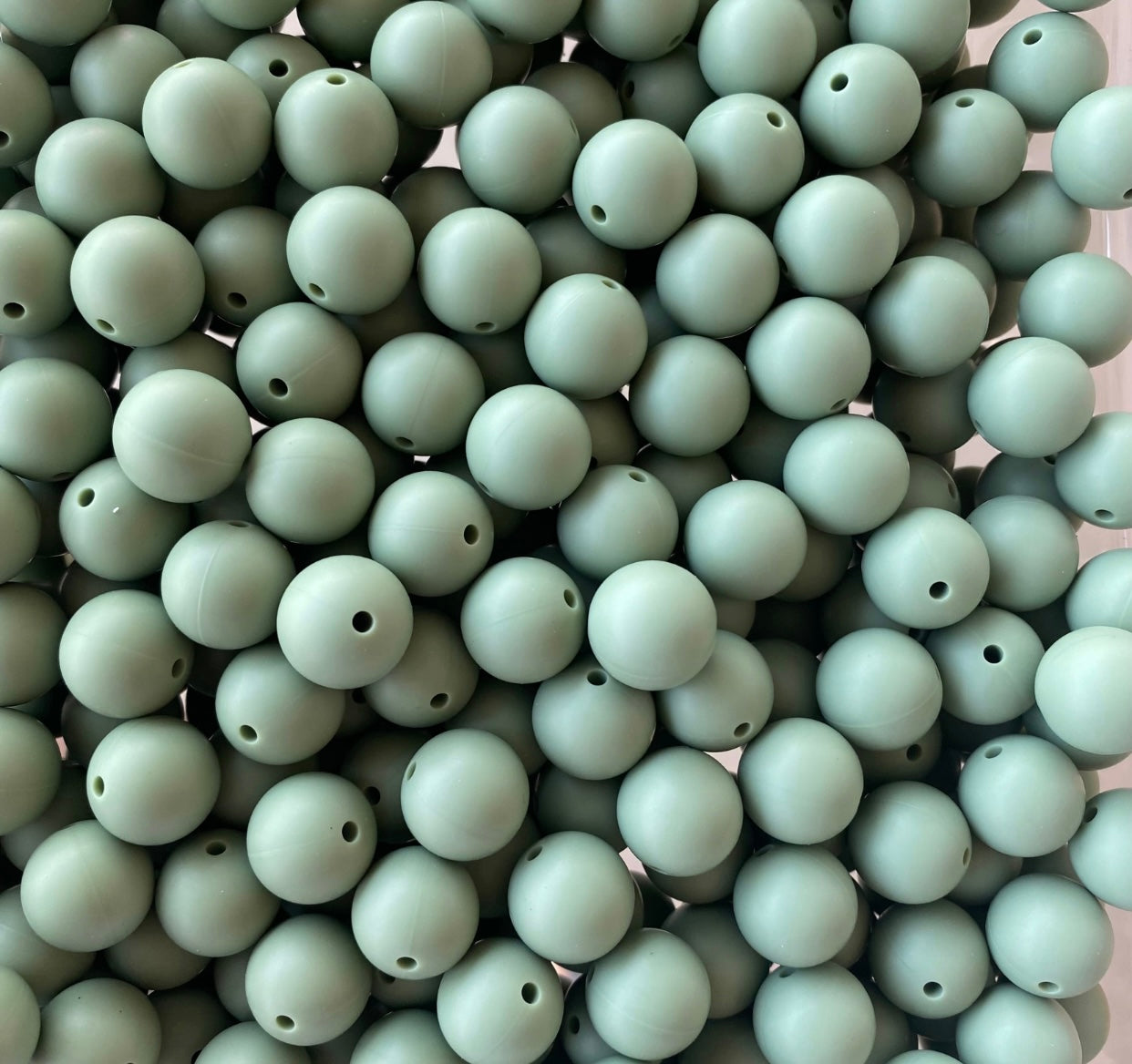 9mm "Round" Silicone  Beads