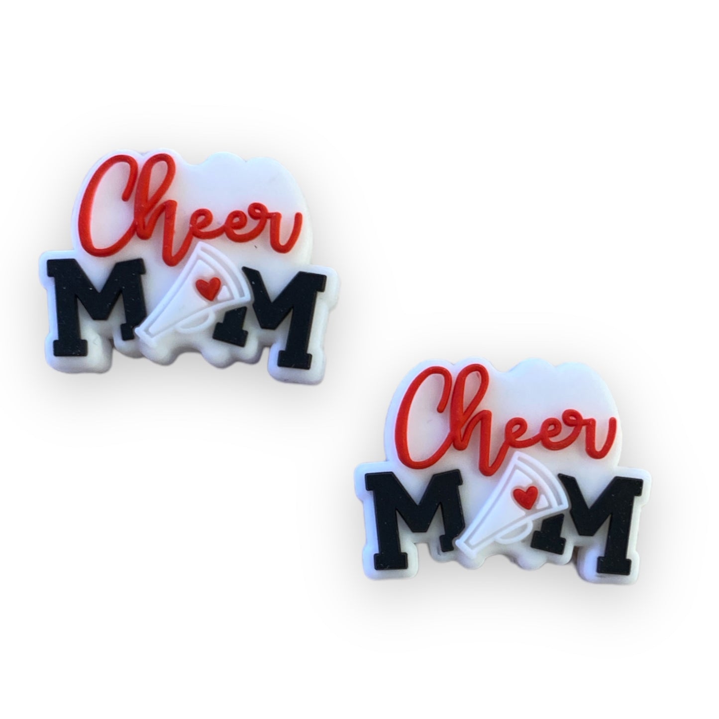 X230 - Cheer Mom  Silicone (1 Count) Focal Bead