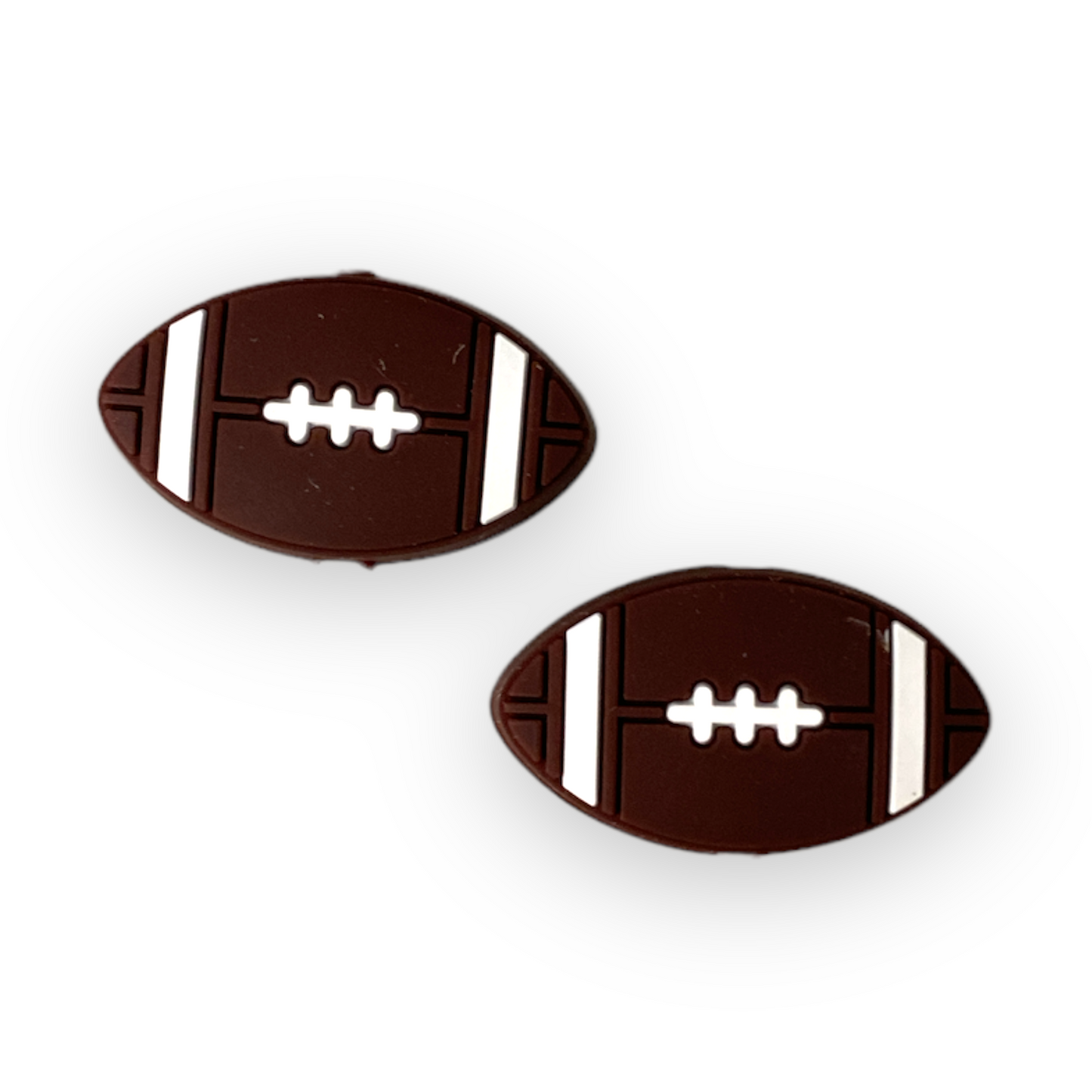 A-6046  -  Football Silicone  (1 Count) Focal Bead