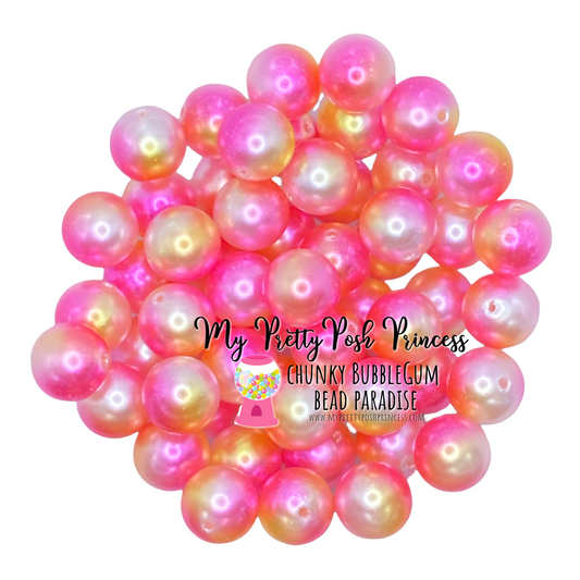 #11 - 12mm “Summer” Ombre Acrylic  Pearls (20 Count)