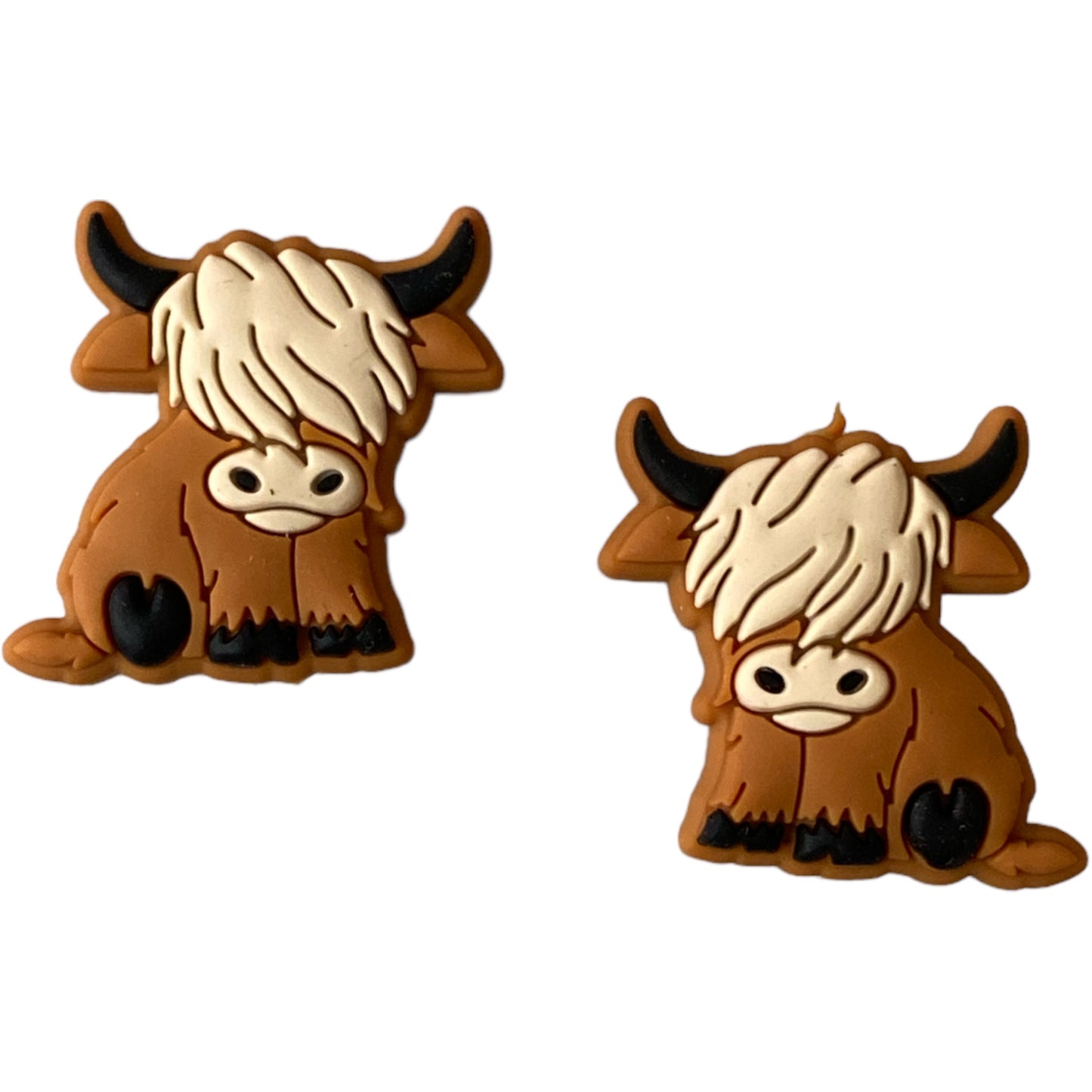 X432 - Cow Focal Bead Silicone (1 Count) Focal Beads