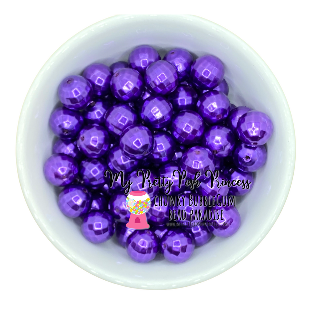 Purple Textured 20MM Beads – Cozy Leopard Boutique