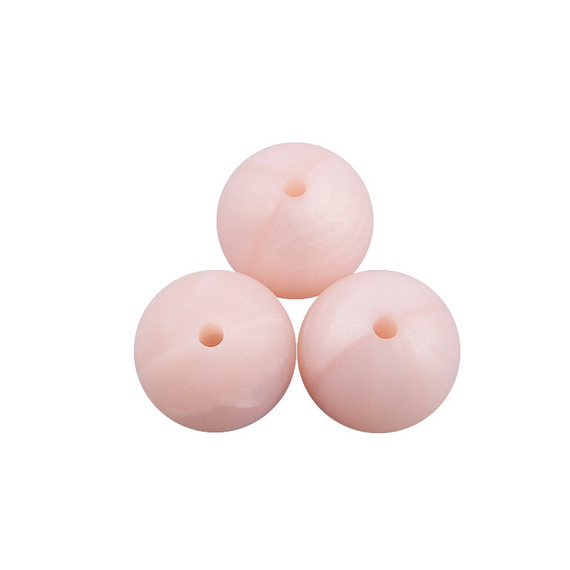 (19mm) "Round" Silicone  Beads