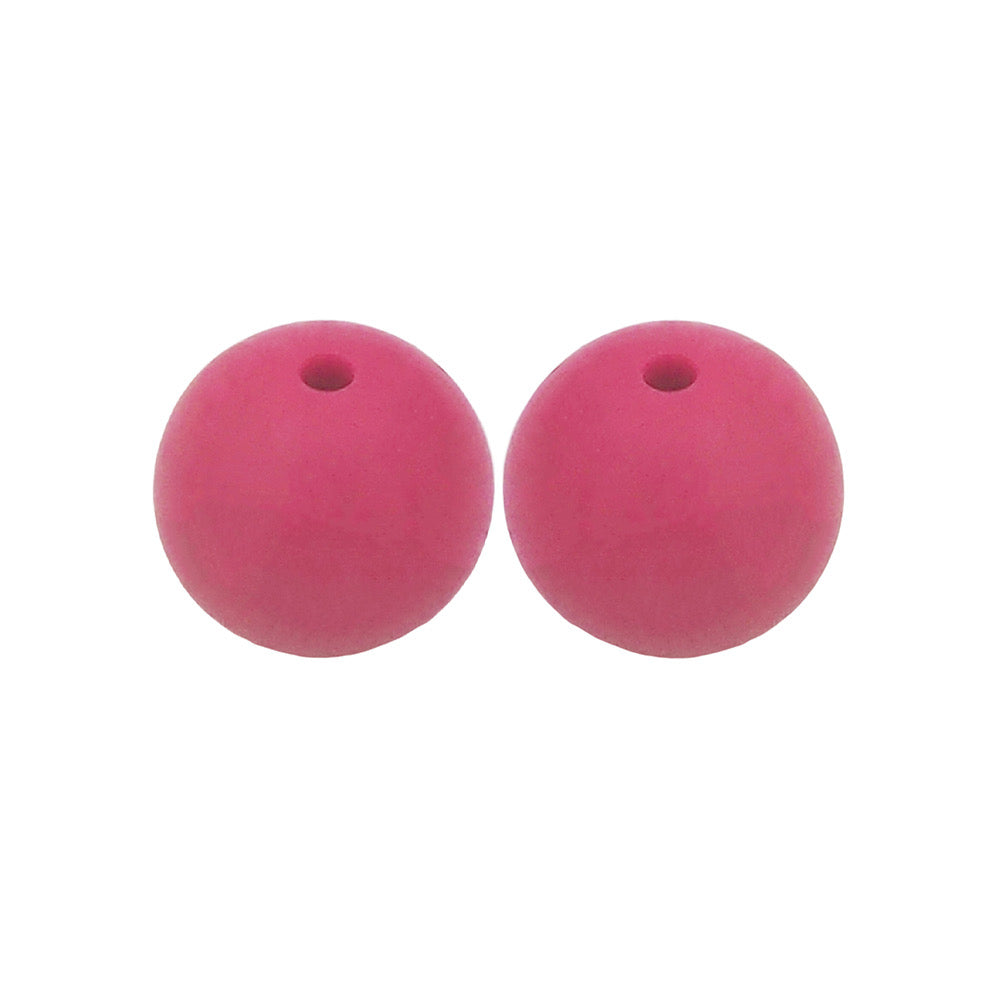 (19mm) "Round" Silicone  Beads