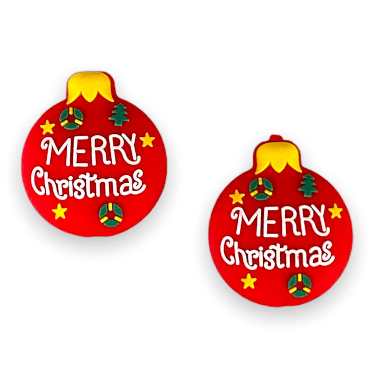 X74 - Christmas Bulb (1 Count) Focal Bead