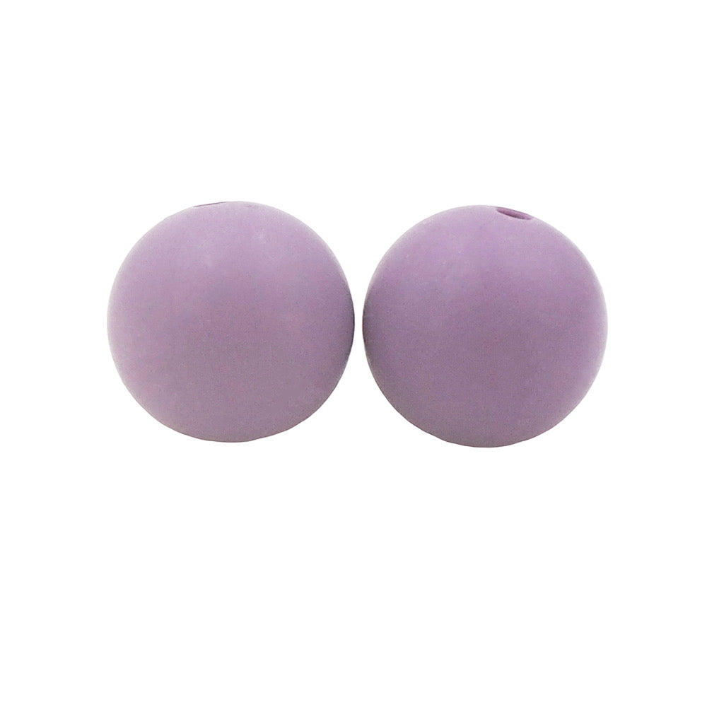 (19mm) "Round" Silicone  Beads