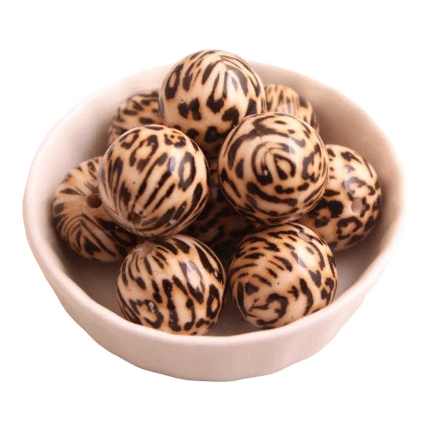 #540 - 20mm Animal Print  Acrylic Beads (1 Count)