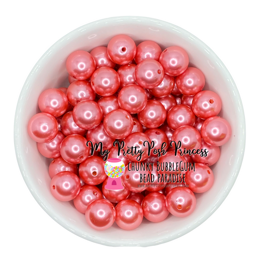 #381 - A21- 20mm Watermelon  Pearl  Acrylic  (1 Count)