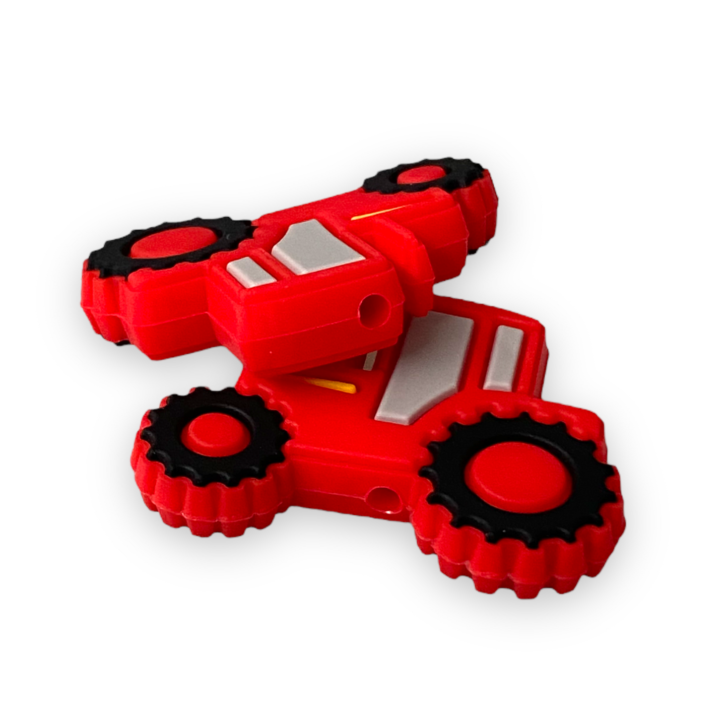 h1044  - “Red Tractor ” BPA Free Focal Bead (1 Count)