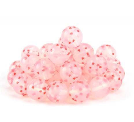  240PCS Valentines Silicone Beads, Valentines Beads