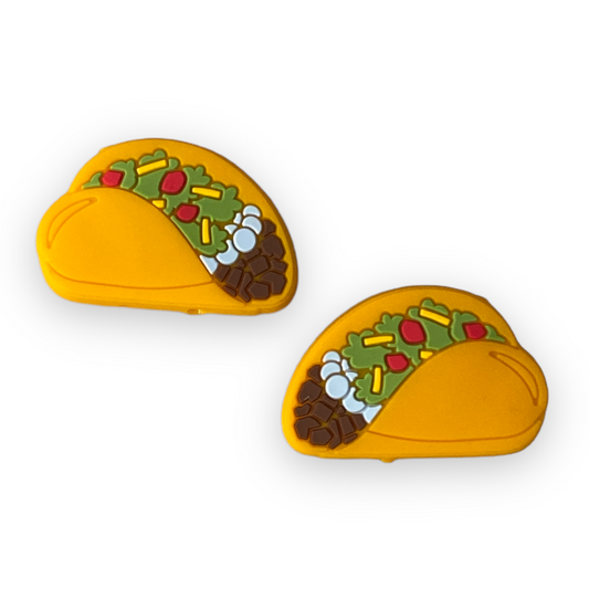 X122-  Taco   Silicone (1 Count) Focal Bead