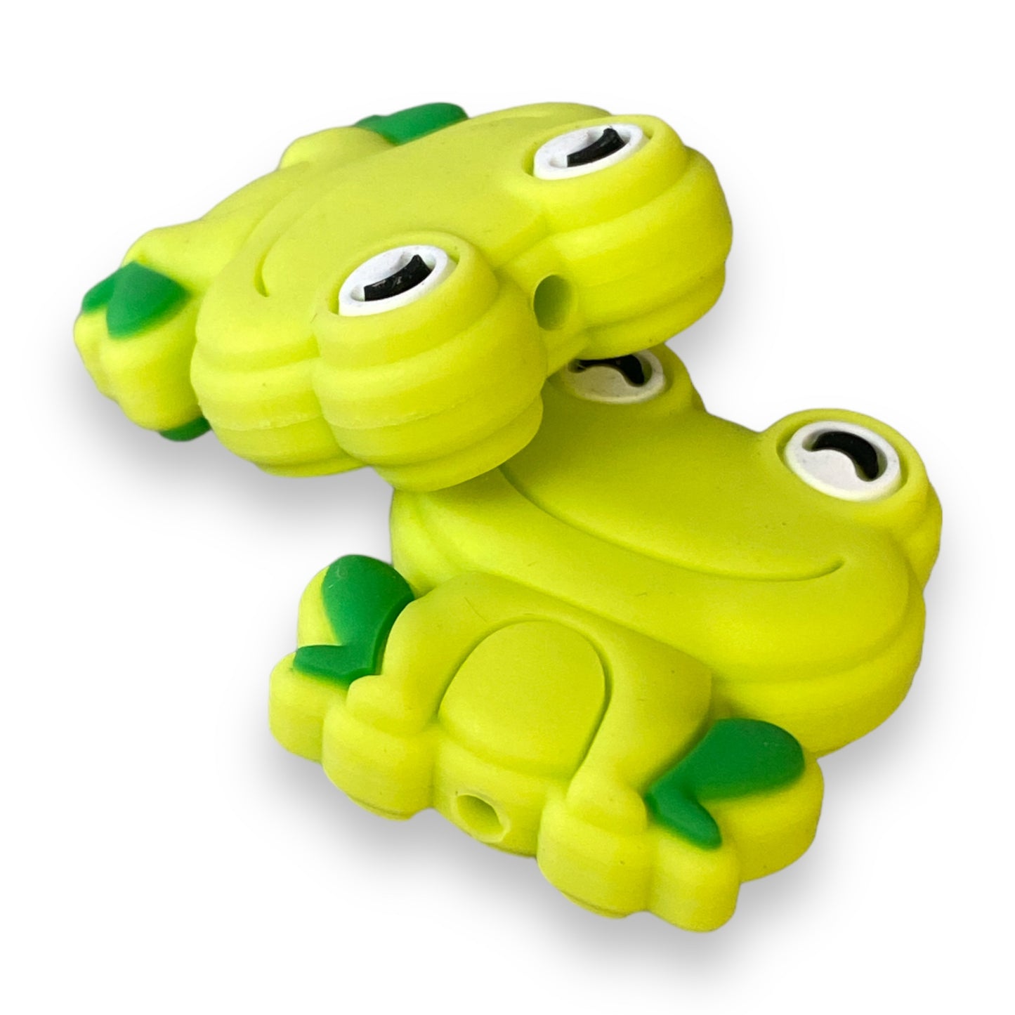 T374- Frog Focal Bead Silicone Focal Beads (1 Count)