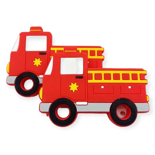 Q-A105 - Firetruck Silicone Pendant