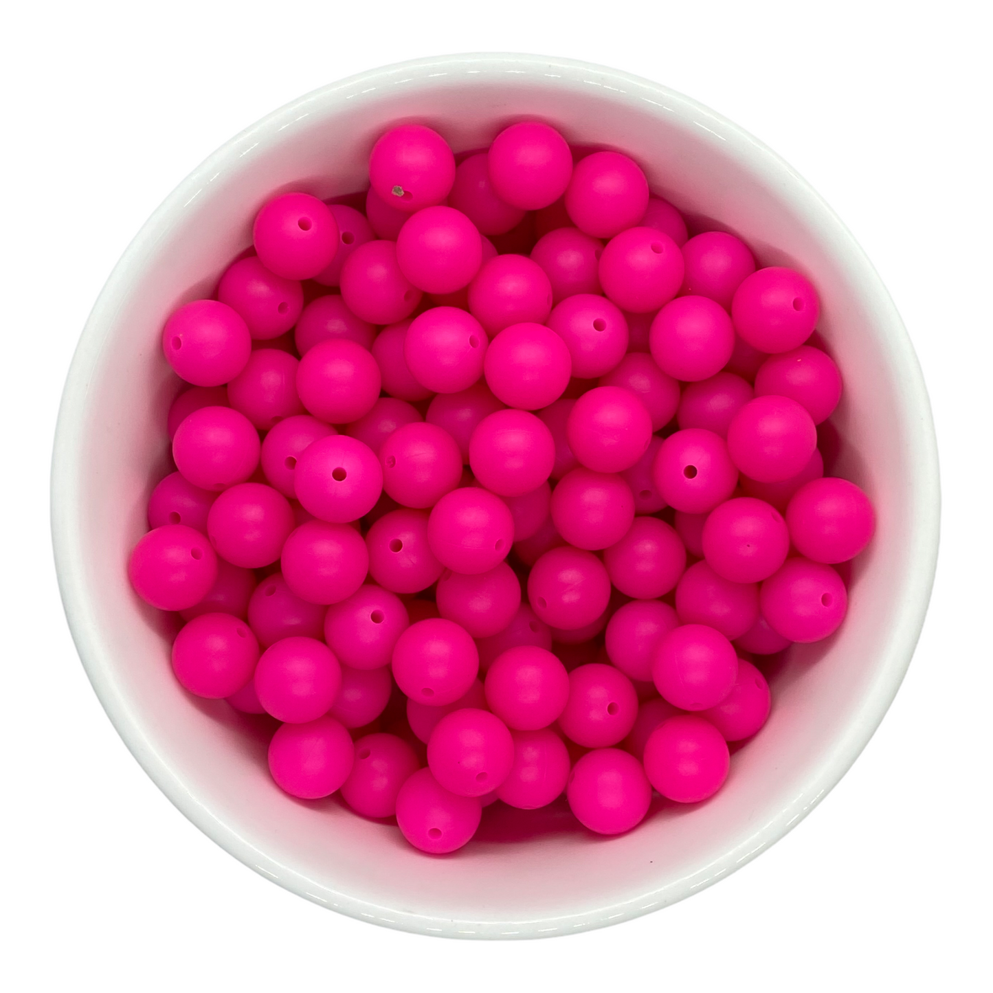 (19mm) "Round" Silicone  Beads