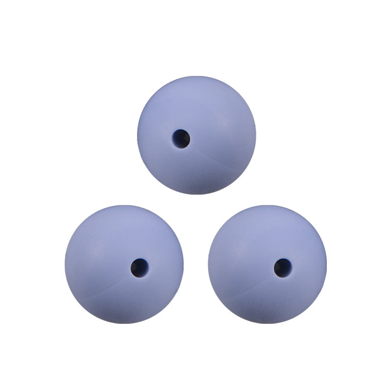 (19mm) "Round" Silicone  Beads