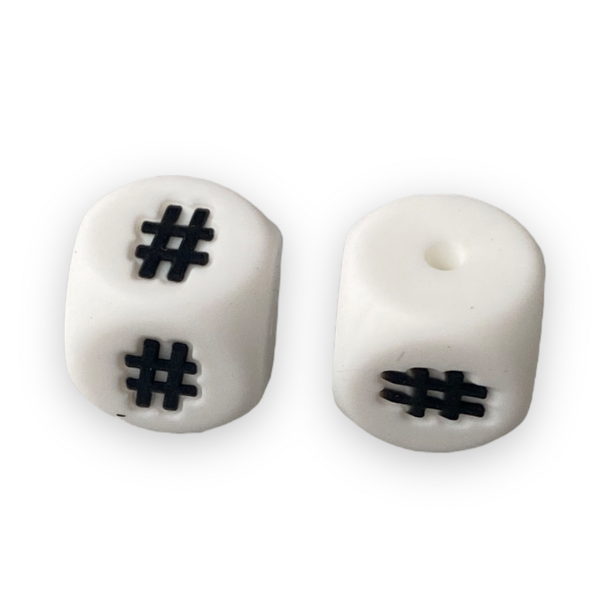 X368- ‘ # ‘ 12mm x 12mm Silicone Bead