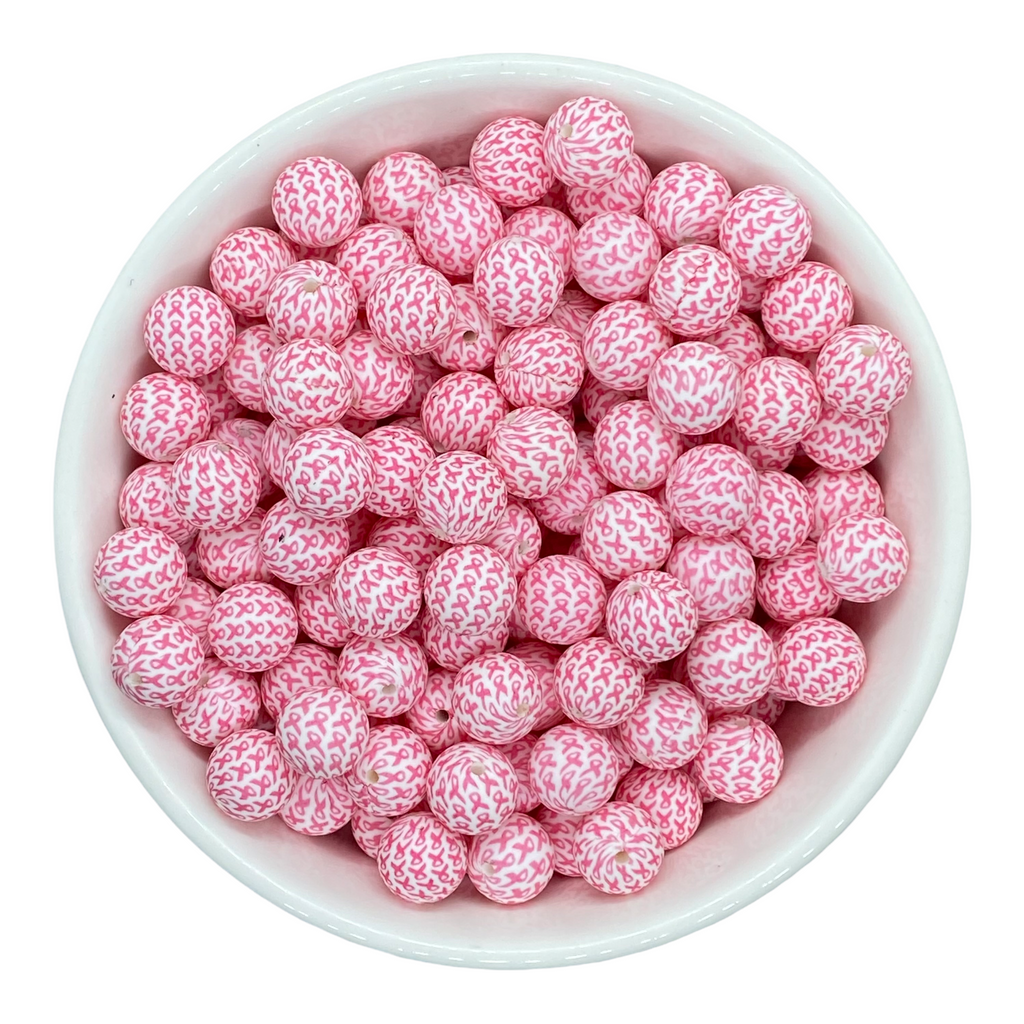 Custom 15mm Strawberry Delight Silicone Beads, Silicone Beads