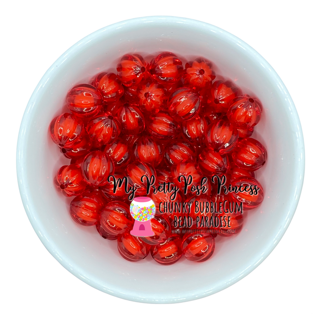 20mm Red Rhinestone Acrylic Beads – Queen Bead Supply