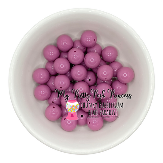 #21 - 12mm Periwinkle Solid Acrylic Beads