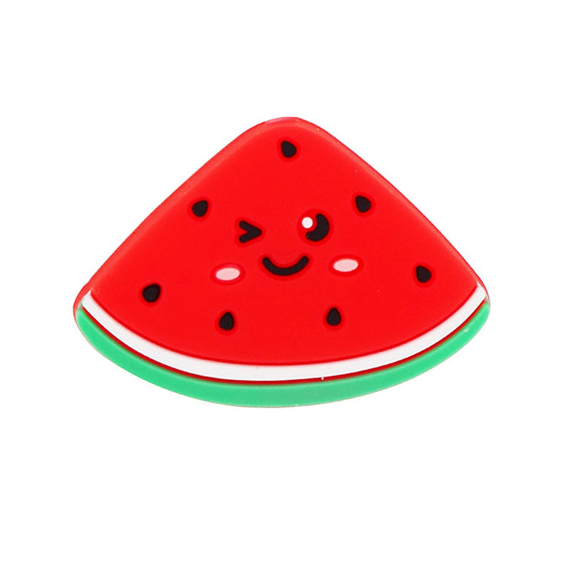 X121- Watermelon Slice  Silicone (1 Count) Focal Bead