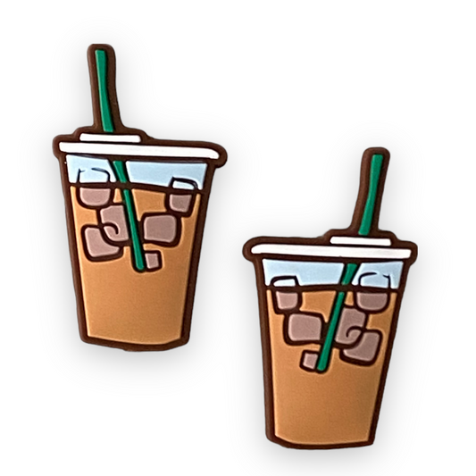 X147 -  Iced Coffee *not for children  Silicone (1 Count) Focal Bead