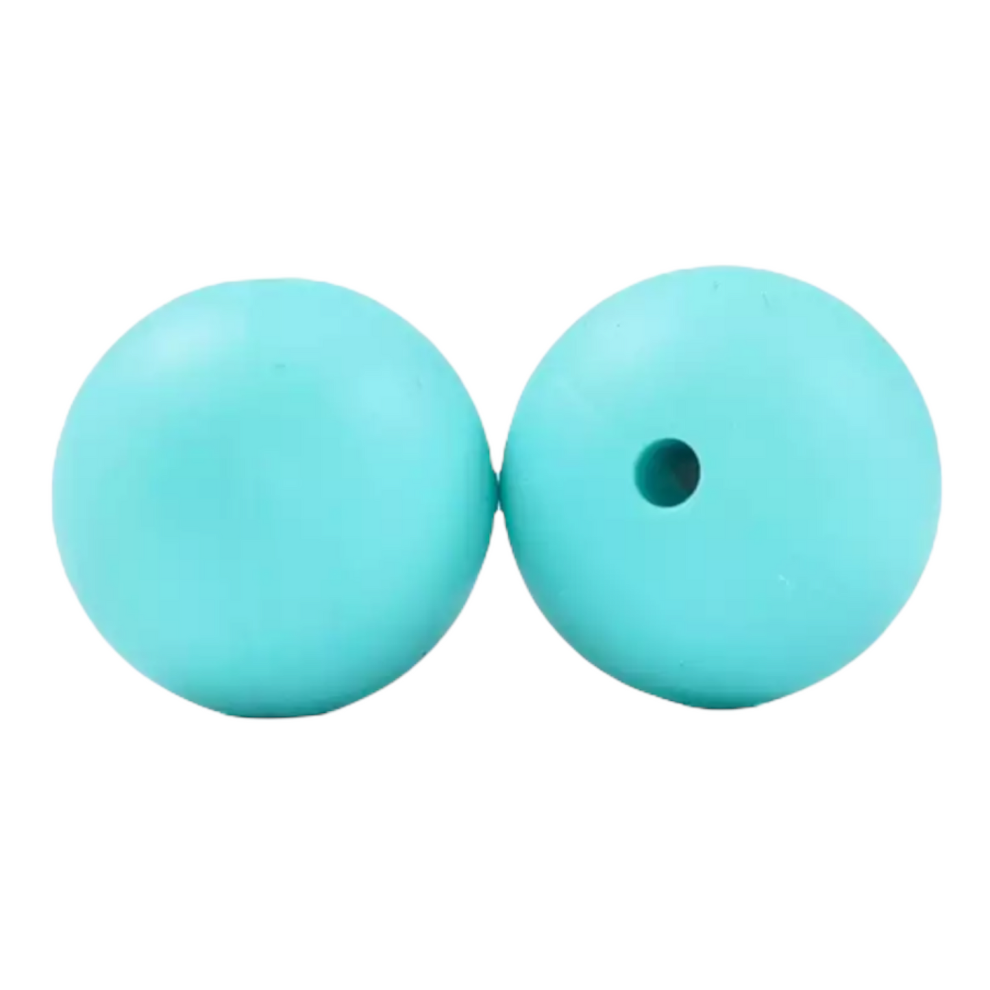 (19mm) "Round" Silicone  Beads