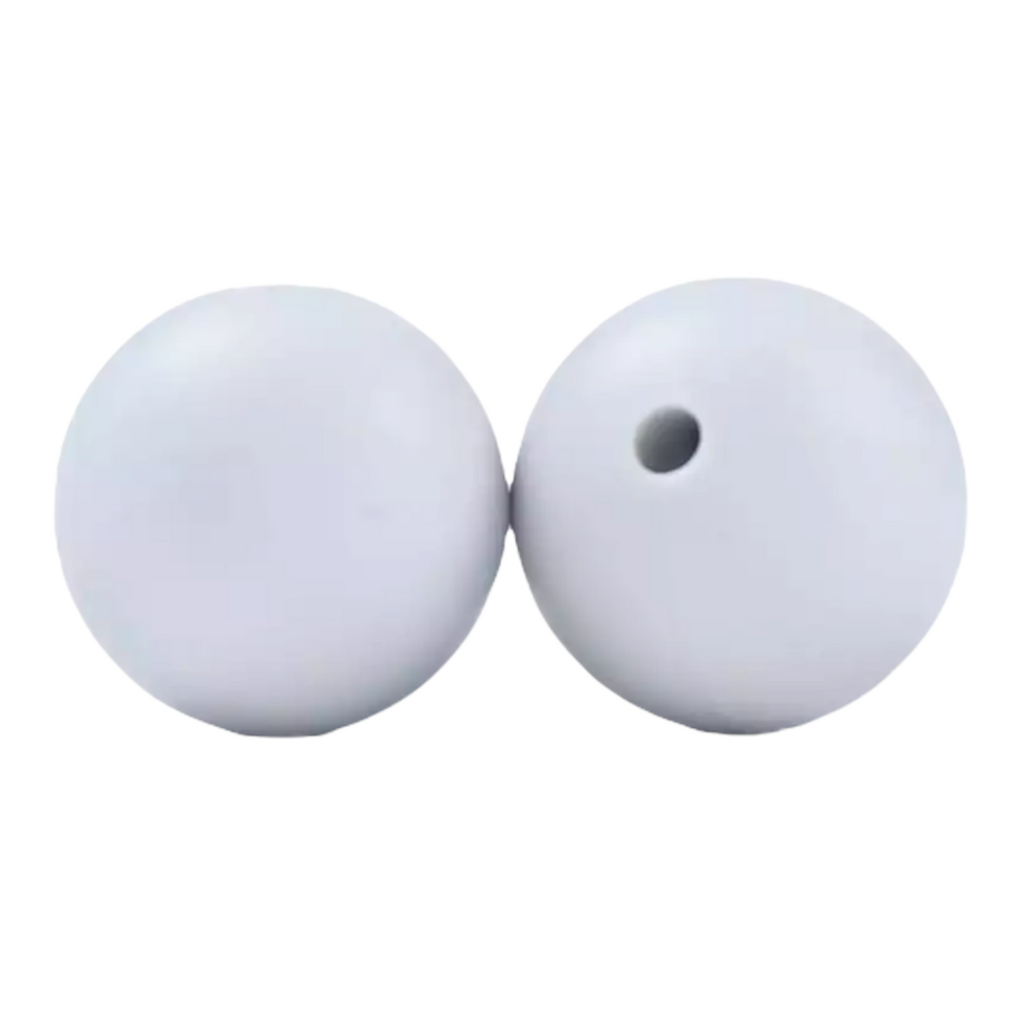 (19mm) "Round" Silicone  Beads